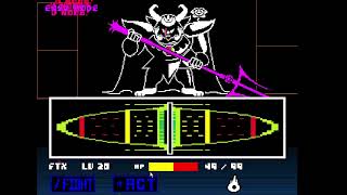 Full videoGenocide Asgore easy mode no heal15x speed [upl. by Shel547]