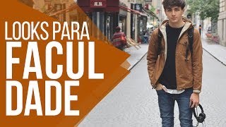 🎓 Como se Vestir para FACULDADE Dicas de Looks Masculinos  DicasMM 🎓 [upl. by Freed]