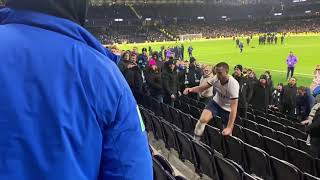 Eric Dier punching a bully fan Spurs vs Norwich [upl. by Yarehs]