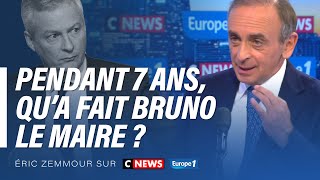 Eric Zemmour sur CNEWS  Pendant 7 ans qu’a fait Bruno Le Maire [upl. by Leinoto]