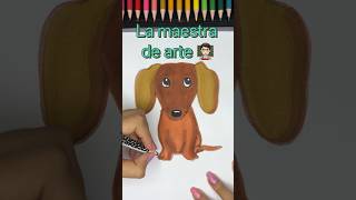 Cuando piden dibujar un perrito 🐶 dibujo art drawing [upl. by Idnyc]