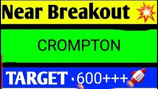 CROMPTON SHARE LATEST NEWS TODAYCROMPTON SHARE ANALYSISCROMPTON SHARE TARGETCROMPTON SHARE NEWS [upl. by Aneehsit]