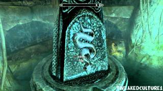 Forbidden Legend Geirmunds Hall Puzzle Unlock Skyrim  WalkThrough [upl. by Otrebla]