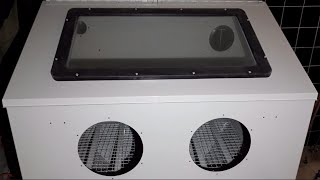 Sandblasting cabinet  construction [upl. by Erie]