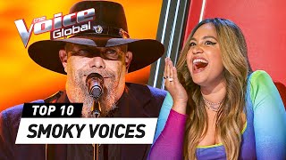 UNEXPECTED Unthinkable RASPY VOICES in Blind Auditions on The Voice [upl. by Ramalahs569]