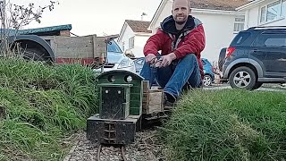 Ride on Garden Railway  5 inch Gauge  Low budget home built [upl. by Asinet37]