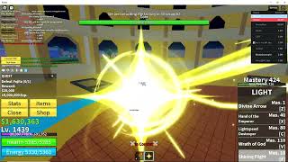 showcase for fully awakened light blox fruits [upl. by Wera]