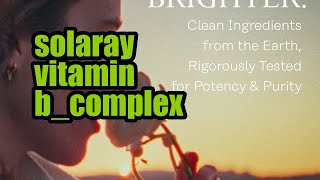 Review Boost Energy and Metabolism with SOLARAY Vitamin B Complex Chewables Strawberry Flavor 50 tab [upl. by Nolly975]