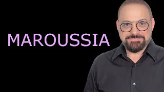 MAROUSSIA EAU DE TOILETTE BY SLAVA ZAITSEV [upl. by Nelyak]