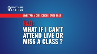 Anatomy live Dissect and learn 2024  What if I miss the live broadcast [upl. by Yretsym]