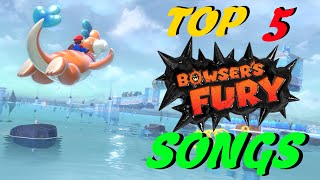 TOP 5 Songs in Bowsers Fury [upl. by Addis]