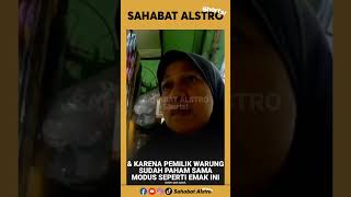 Emakemak mau modus isi saldo dana 500 ribu di warung madura saat disuruh bayar malah kabur [upl. by Kerrie]