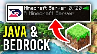 How To Make A Minecraft Java and Bedrock Server For Free  Full Guide [upl. by Rebba]