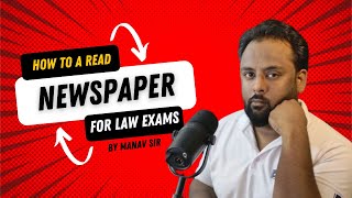 How to read and make notes from newspaper for CLAT AILET and OLETS 2025 By Manav Sir  MEGA GK [upl. by France]