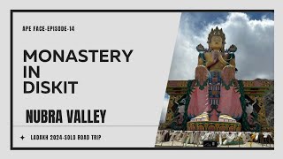 Exploring Diskit Monastery in Nubra Valley A Journey Through History and Scenic Beauty ladakh2024 [upl. by Nanette]