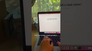 Task Table with Notion ✨How to build and use subitems notion notiontemplates shorts [upl. by Ekusoyr]