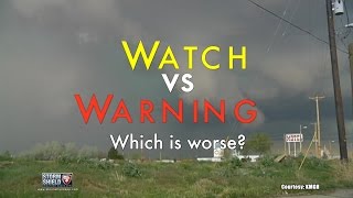 Watch vs Warning Whats the difference [upl. by Ittam]