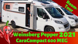 NEU2021🧡 Weinsberg Pepper CaraCompact MEG600 🌞 🧡 VLOG85 [upl. by Akemehc]