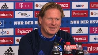 Gisdol lobt HSV quotReaktion der Mannschaft war bemerkenswertquot [upl. by Nemlaz]