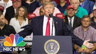 President Donald Trump Speaks At Campaign Rally In Pennsylvania  NBC News [upl. by Yelrebmik]