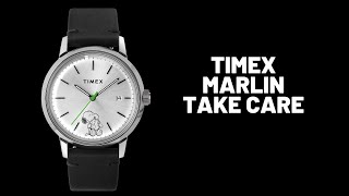 Timex Marlin Automatic Watch  Peanuts Take Care Unboxing [upl. by Adnolat915]