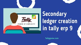 secondary ledger creation  create ledger from voucher entry screen [upl. by Ralina]