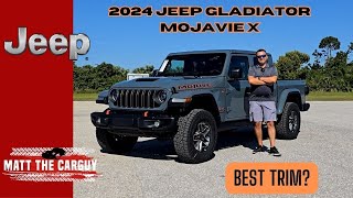 All new 2024 Jeep Gladiator Mojavie X full review and test drive Is it better than Rubicon [upl. by Nodnar]