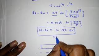 Electronic Devices Lecture21 Problems on Fermi level Concept [upl. by Fan]