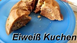 Eiweiß Kuchen in nur 10 Minuten  Ernährungstipps 6 [upl. by Zoba710]