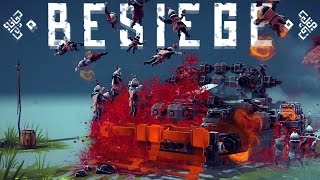 Besiege Best Creations  6 Track Tank Peasant Segway Robotic Dog amp More [upl. by Nyliahs986]