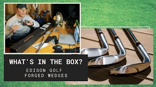 Whats in the Box Edison Golf Forged Wedges [upl. by Etat]