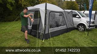 Kampa Cross Air VW Awning Review 2024 [upl. by Ahsenet523]