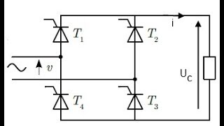 9 Le redressement commandé monophasé double alternance [upl. by Wendi]