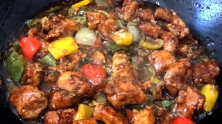 Chilli Chicken  Restaurant Style  Spicy Chilli Chicken Dry Indo Chinese Chilli Chicken [upl. by Lexi549]