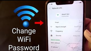 How To Change WiFi Password In Mobile 2020  WiFi Password Change TpLink [upl. by Deborah]