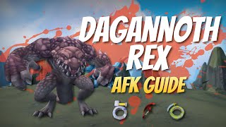 Low level Afk amp Safespot Dagannoth Rex Guide  Runescape 3 [upl. by Ruhtua]