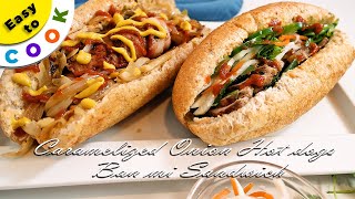 Caramelized Onion Hot dogs [upl. by Orlando]