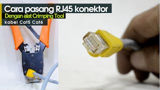 Install and terminate RJ45 connectors on Cat6 and Cat5 LAN cables [upl. by Nilrah369]