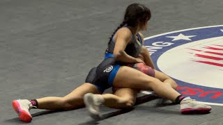 2023 CAUSA Junior Girls Greco Roman State Championships Hannah Ramirez  Sunnyvale Wrestling Club [upl. by Enimajneb453]