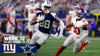 New York Giants vs Dallas Cowboys  2022 Week 12 Game Highlights [upl. by Burman]