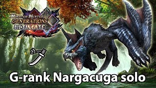 MHGU  Grank Nargacuga solo Valor Long Sword  337 [upl. by Ezarra]