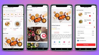 Flutter Food Delivery App UI Design  Delivery App UI Design In Flutter [upl. by Eicak]