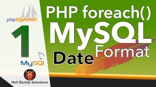 MySql Date Format Part 1  MySql DATEFORMAT PHP foreach [upl. by Kerek673]