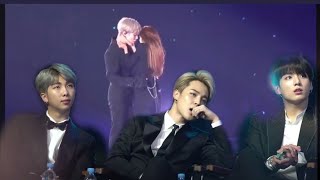 2019 BTS JIMIN NAMJOON JUNGKOOK REACTION TO RED VELVET SEULGI AND TAEMIN DRIP DROP [upl. by Evvie548]