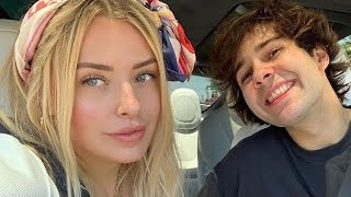 Corinna Kopf flirting with David Dobrik [upl. by Merilee833]