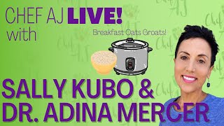 Oat Groats Breakfast Recipe Dr Adina Mercer amp PCRM Cooking Instructor Sally Kubo [upl. by Oivalf]