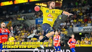 Löwen vs Bergischer HC  Stimmen zum Spiel mit Patrick Groetzki [upl. by Anhoj182]