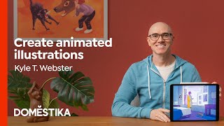 Creating a Compelling Animated Illustration in Adobe Fresco  A course by Kyle T Webster  Domestika [upl. by Kcirdahs]