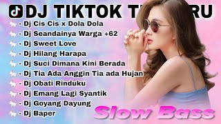 DJ SLOW BASS TERBARU 2024  DJ CIS CIS X DOLA DOLA KITA SALAH DOLA  DJ TIKTOK FYP FULL ALBUM [upl. by Cesaro]