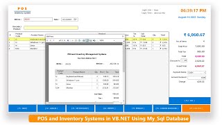 POS and Inventory Management System in VBNET and MySql database  VBNET Tutorial [upl. by Cerf364]